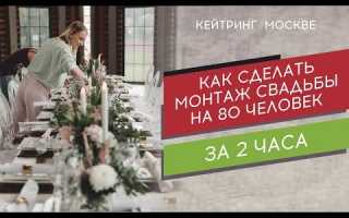 Организация свадебного банкета — особенности, составление меню и сценария