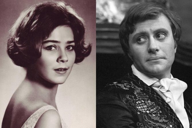 Андрей Миронов и Лариса Голубкина