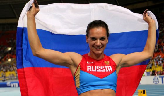 Двукратная олимпийская чемпионка Елена Исинбаева