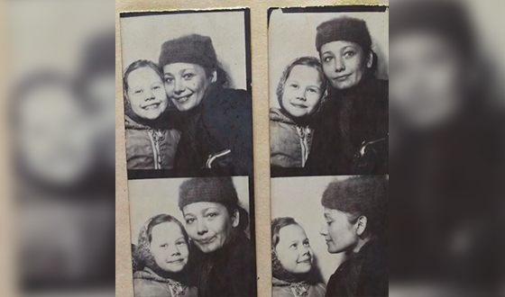 Елена Корикова с мамой