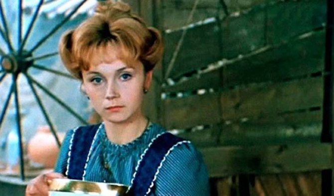 Ирина Купченко на съемках фильма «Обыкновенное чудо»