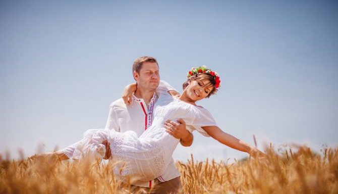 Образ жениха и невесты