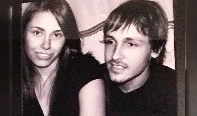 Павел Худяков в молодости с женой