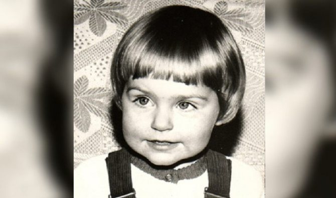 Саша Савельева в детстве