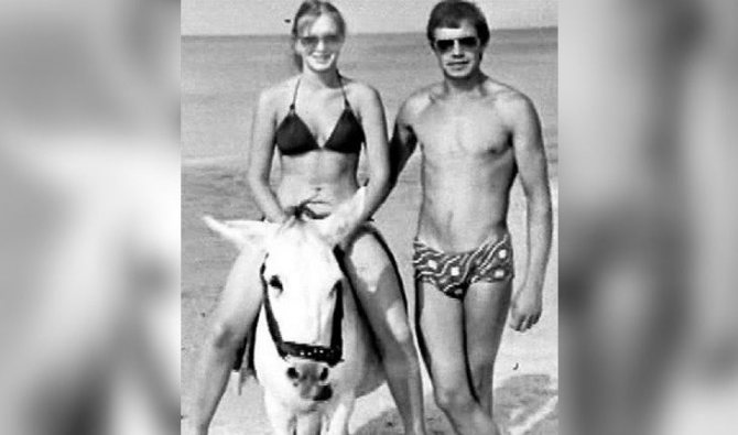 Сергей Гармаш и Инна Тимофеева в молодости
