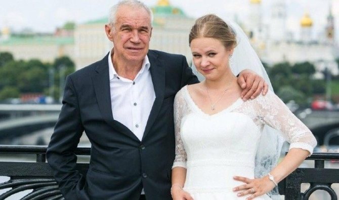 Сергей Гармаш на свадьбе дочери Дари