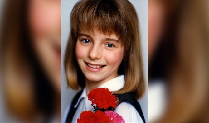 Юля Волкова в школьные годы